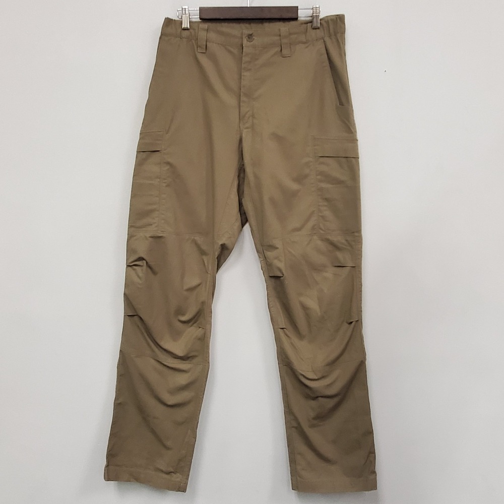 Vertx Mens Straight Leg Utility Cargo Pants Size 34 Beige Rugged Outdoors Work